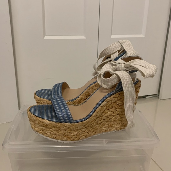 Zara Lace-up Wedges - Picture 5 of 5